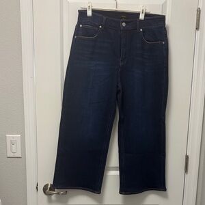 Quince Dark Blue Women's Flare Jeans